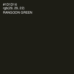 #1D1D16 - Rangoon Green Color Image